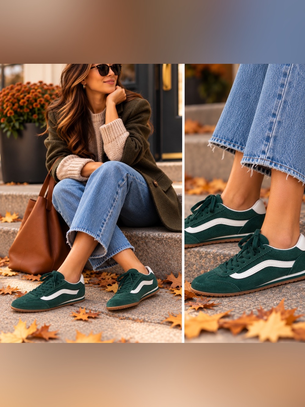 Vans Super Lowpro Emerald Green Suede Sneakers Women’s 7.5 NIB
